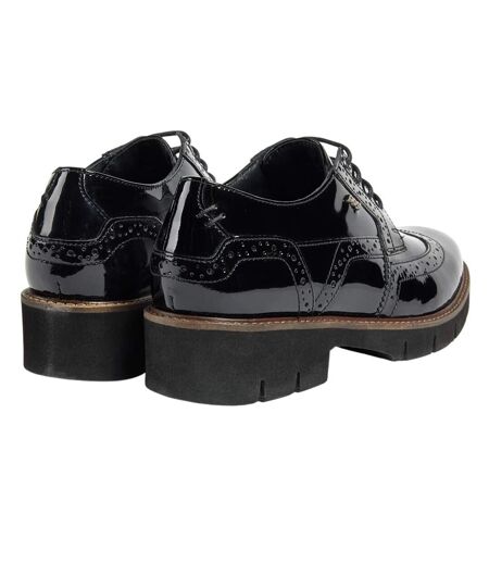Womens/ladies Kacey Leather Brogues Black POD