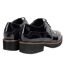 Womens/ladies Kacey Leather Brogues Black POD-2
