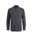 Chemise Manches longues Grise Homme  Jack & Jones Oxford - L