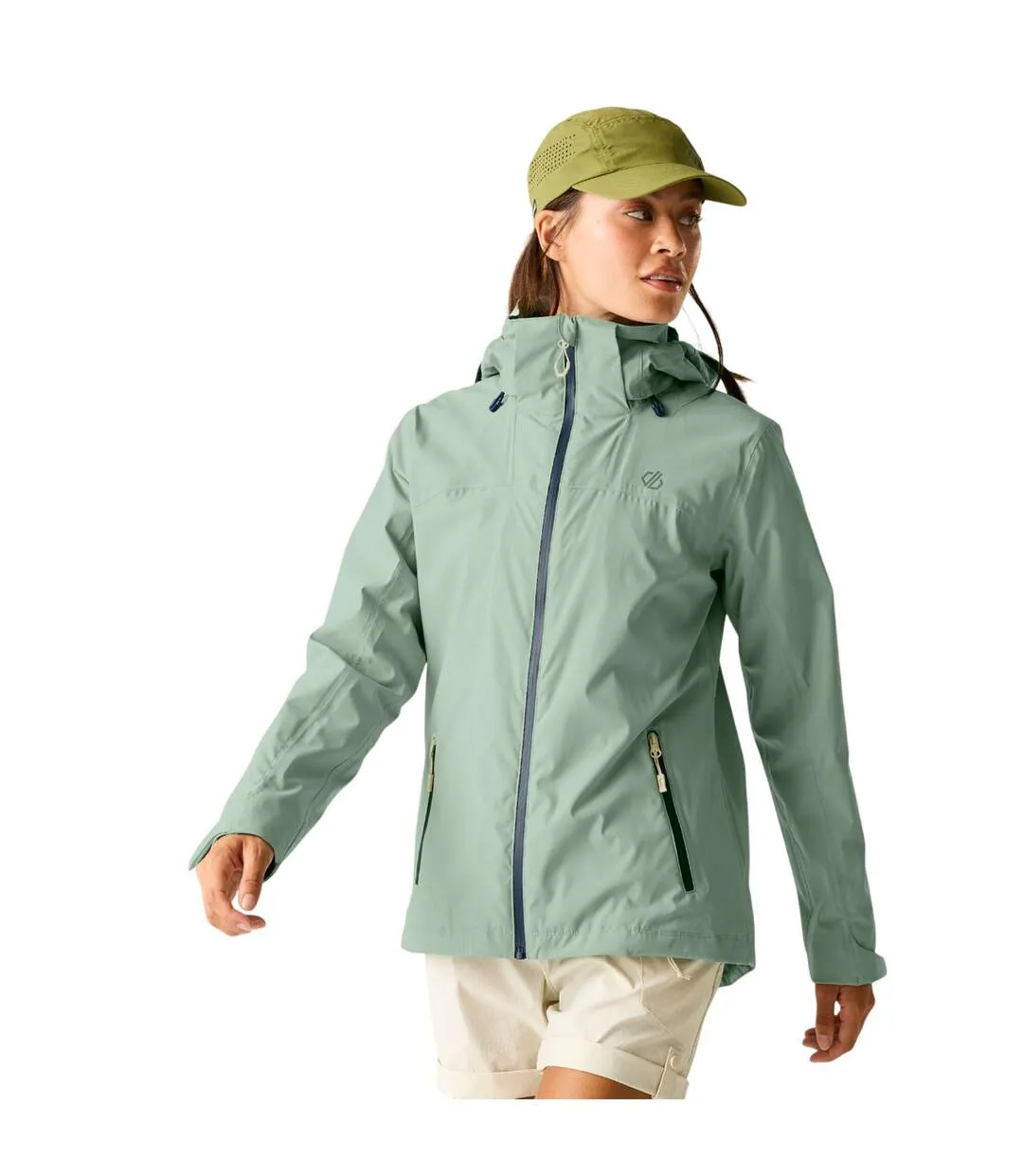 Womens/ladies Switch Up Iii Waterproof Jacket Glacier Green Dare 2B-2