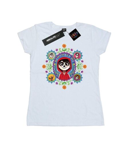 Disney - T-shirt COCO REMEMBER ME - Femme (Blanc) - UTBI14267