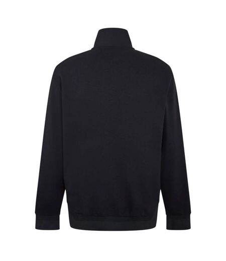 Mens Casual Full Zip Hoodie Black Boss