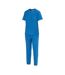 Ensemble De Pyjama Manches Courtes Femme Bleu Miso-1