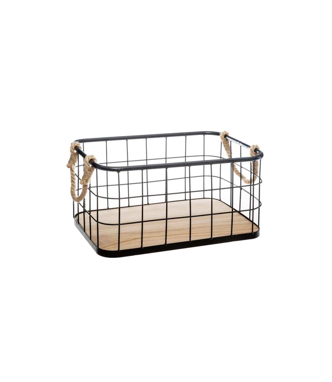 Lot de 3 Cagettes de Rangement Loft 38cm Noir-4