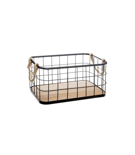 Lot de 3 Cagettes de Rangement Loft 38cm Noir