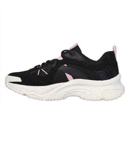 Baskets Femme Noir Rose Skechers