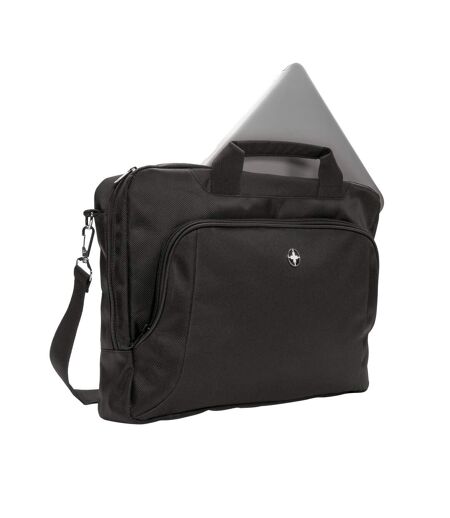 Deluxe laptop bag one size black Swiss Peak