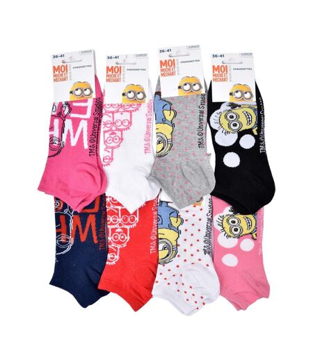 Pack de Chaussettes Femme Licence Fantaisies-Assortiment modèles photos selon arrivages- - Pack de 8