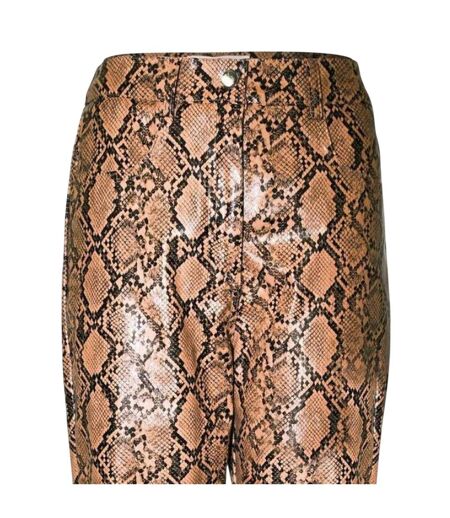 Pantalon Motif/style Imprimé Serpent Femme Marron AmyLynn
