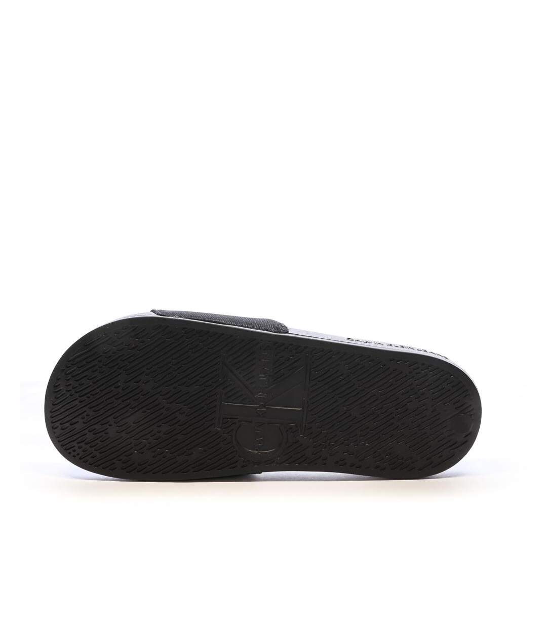 Claquettes noires homme calvin klein jeans yw0yw01835 - 37-2