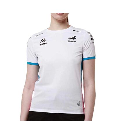 Maillots de sport blanc femme kappa adoliw alpine f1 - xxl