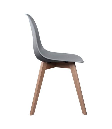 2 Chaises design scandinave à coque Holga