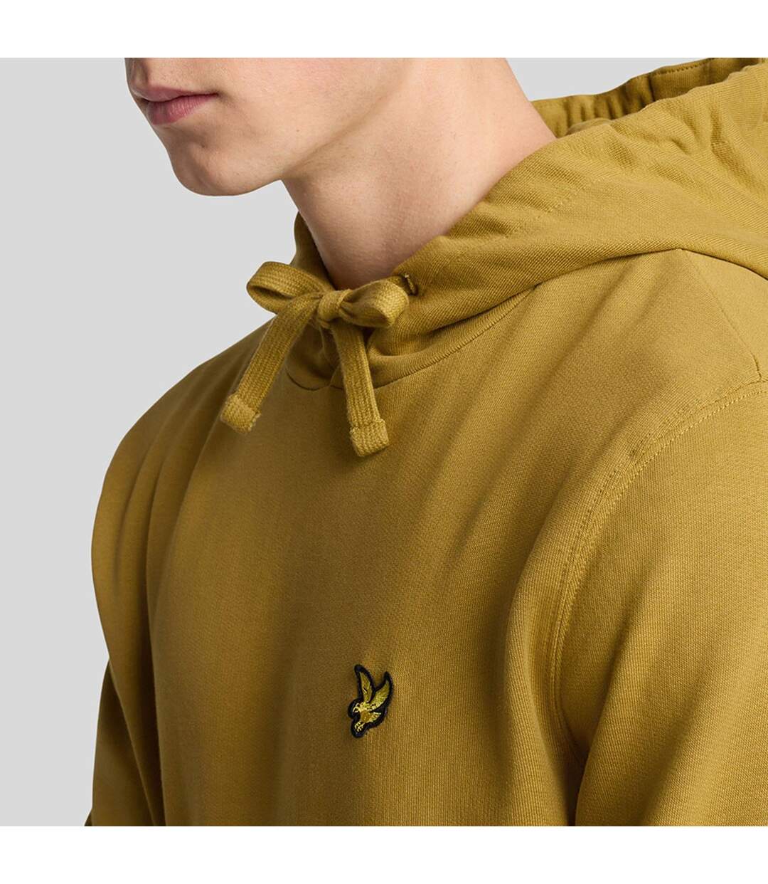 Sweat À Capuche Homme Jaune Lyle & Scott-4