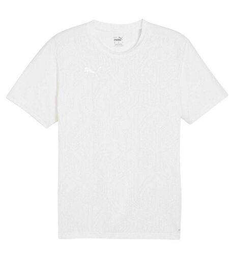 Mens Teamfinal Training T-shirt  White Puma