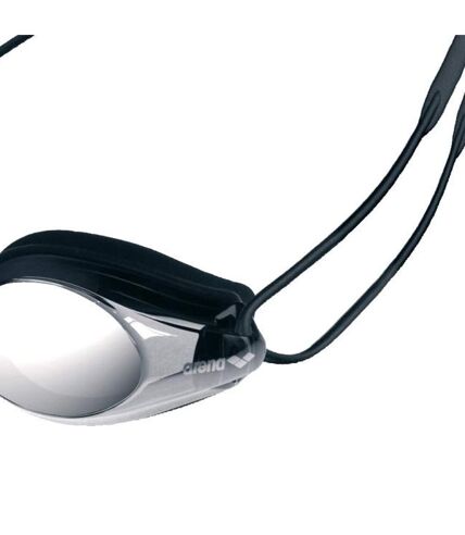 Arena Unisex Adult Tracks Mirror Swimming Goggles (Black/Smoke)
