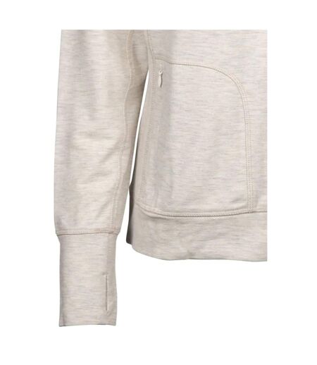Womens/ladies Zia Hoodie Cream Marl Trespass