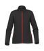 Veste Softshell Orbiter Femme Noir Rouge Vif Stormtech-1