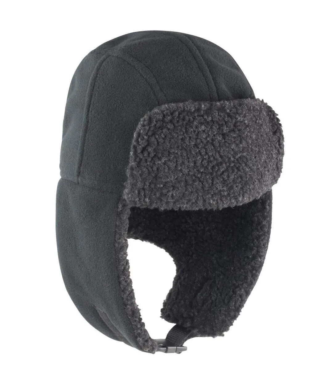Mens Winter Thinsulate Sherpa Hat Noir Result-2