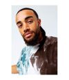 Hype Mens Tie Dye T-Shirt (Brown/White/Blue)