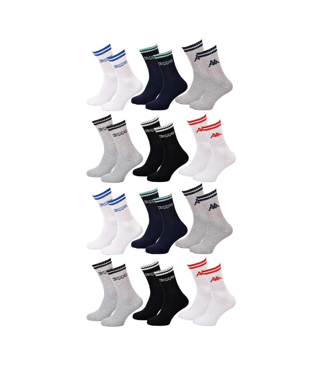 Chaussettes Homme KAPPA - Pack de 12-1