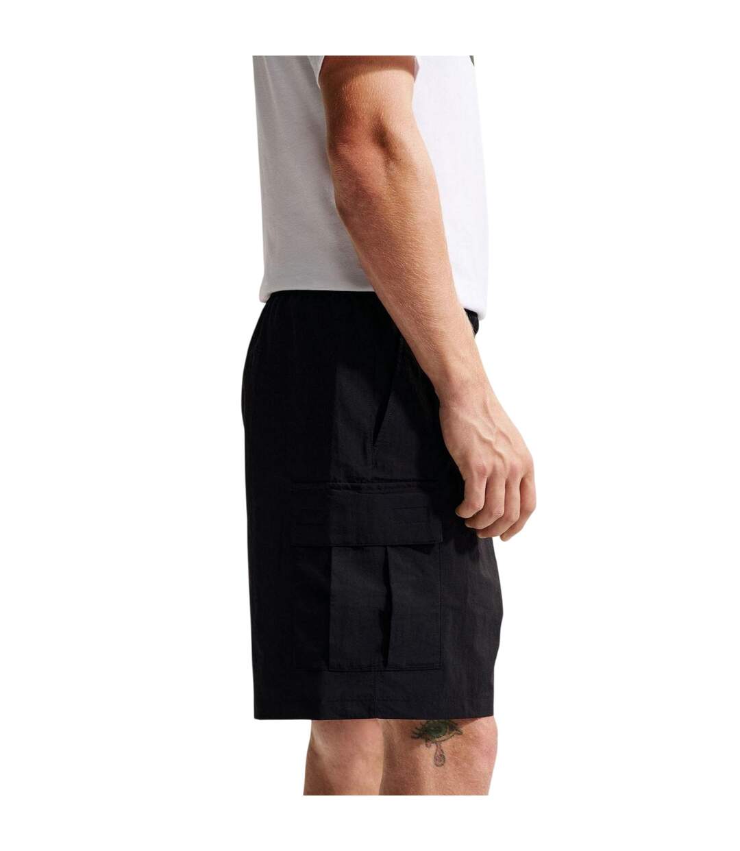 Short À Poches Motif/style Trèfle Utility Homme Noir Blanc Nike-4