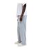 Mens Bill Stripe Wide Leg Joggers Grey Melange Jack And Jones-3