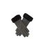 Eastern Counties Leather Womens/Ladies Debbie Faux Fur Cuff Gloves (Black) (XL)