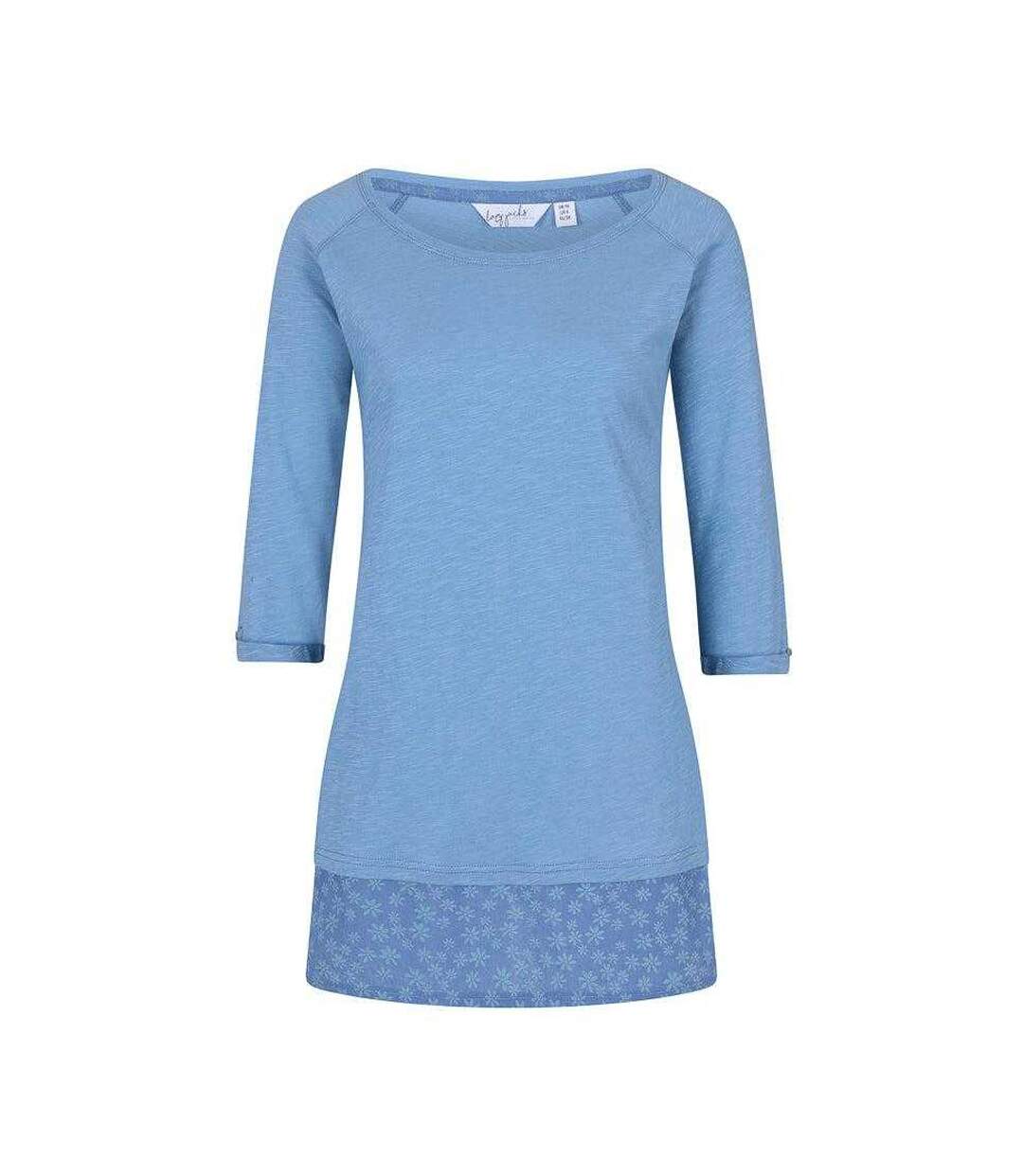 Tunique Manches ¾ Femme Bleu Pâle Lazy Jacks-2