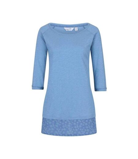 Tunique Manches ¾ Femme Bleu Pâle Lazy Jacks