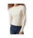 Pull beige femme vero moda hollykari - l-1