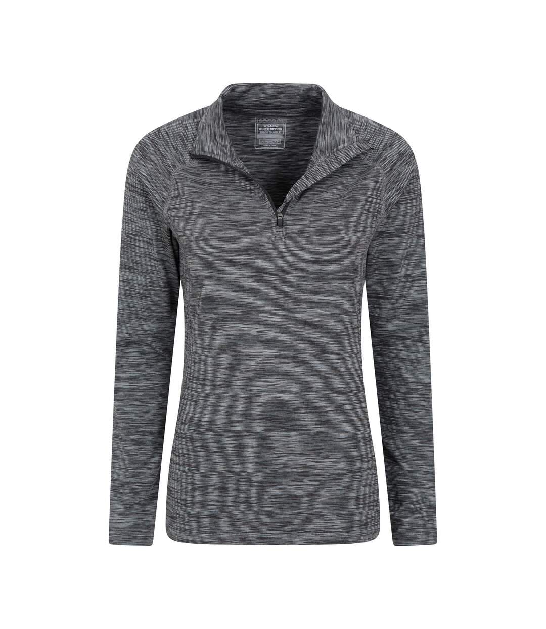 Haut de sport bend & stretch femme noir Mountain Warehouse