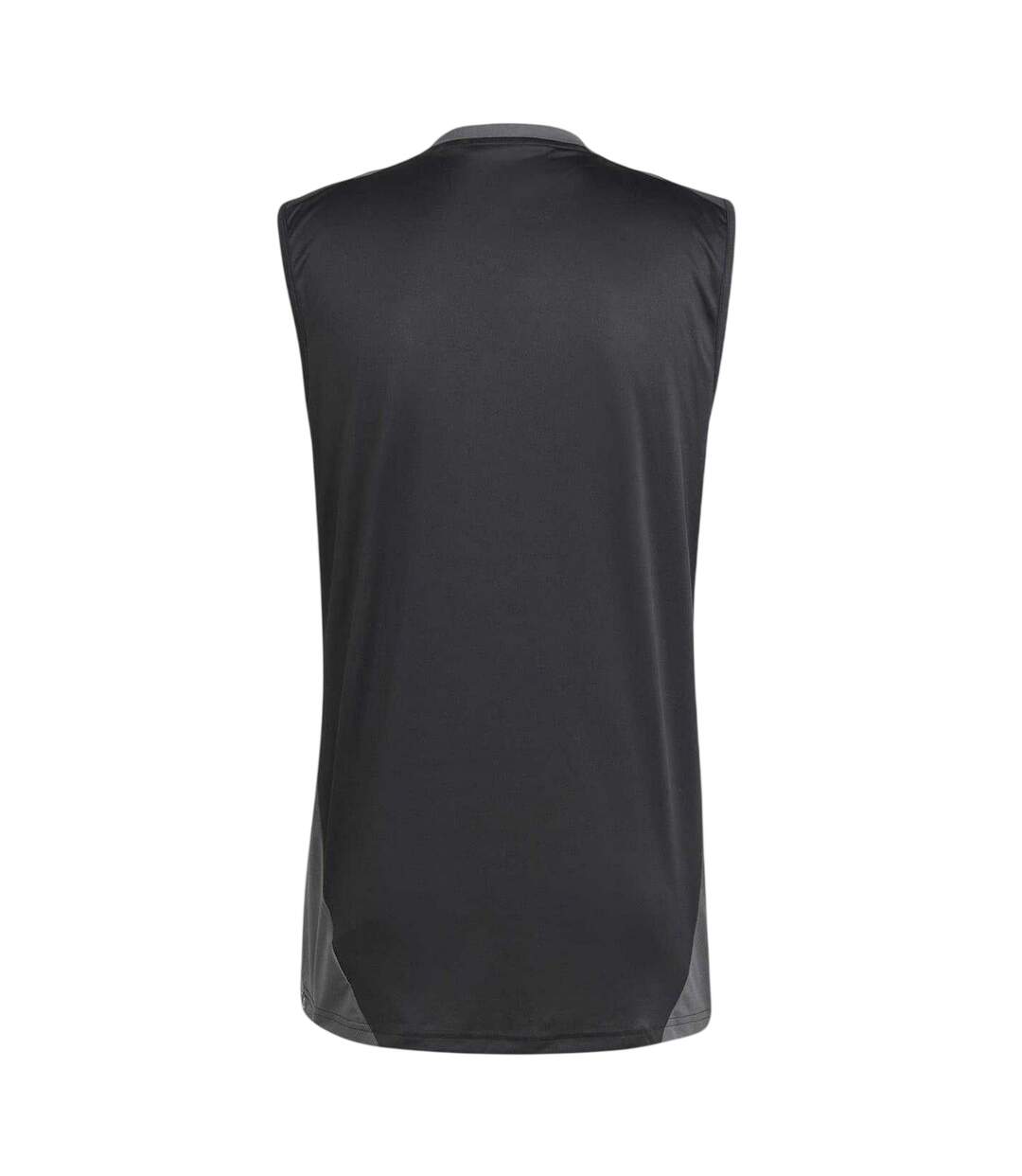 Mens Tiro 24 Competition Sleeveless Training Jersey Black Dark Grey Adidas-3