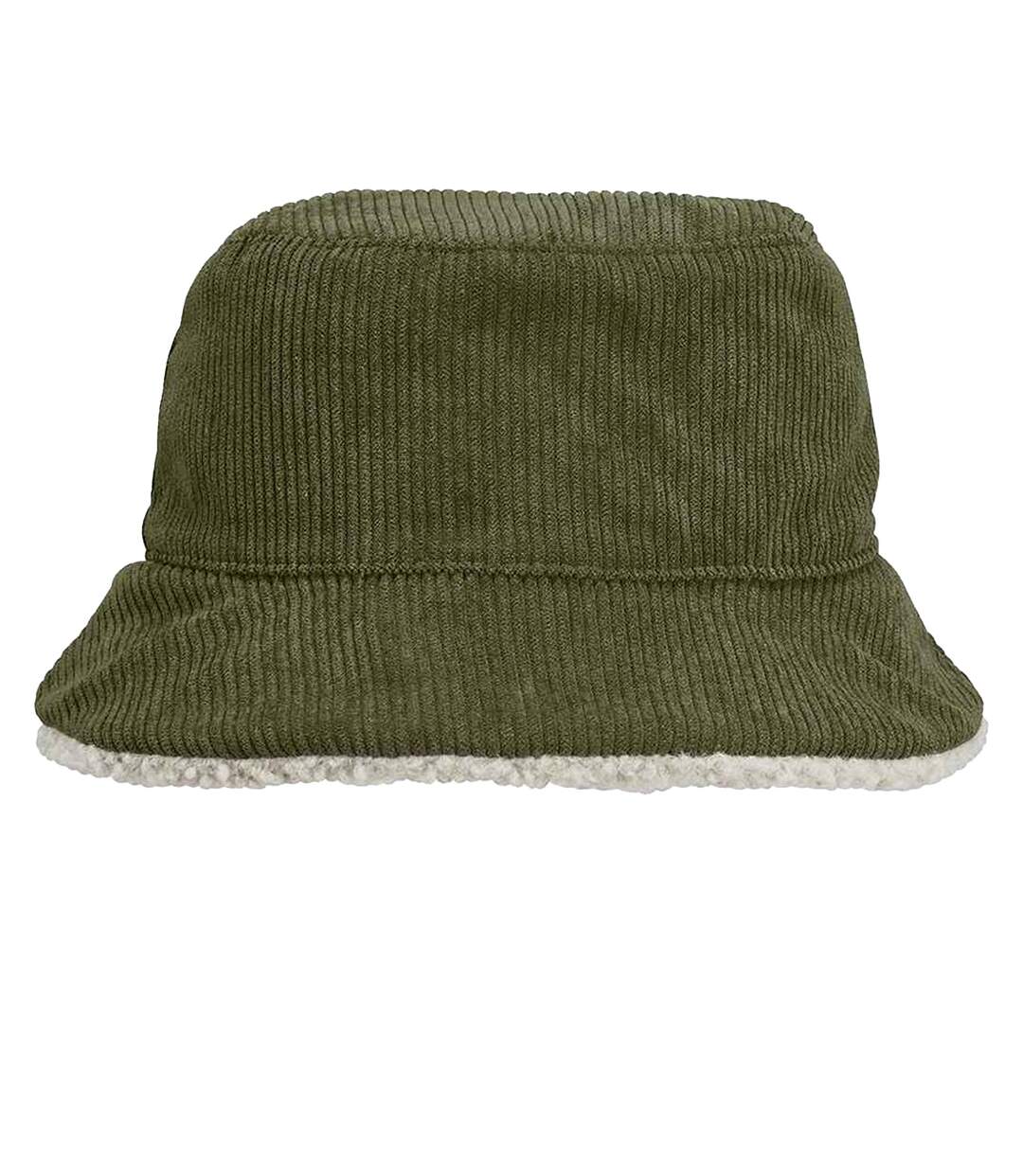 Unisex Adult 2 In 1 Reversible Bucket Hat Army Beige SOLS-1