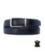 Ceinture Homme Cuir Noir Ajustable à  Boucle Automatique - Design Moderne-1