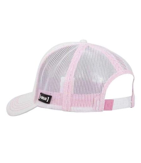Casquette Trucker Motif/style Barbie Femme Blanc Capslab