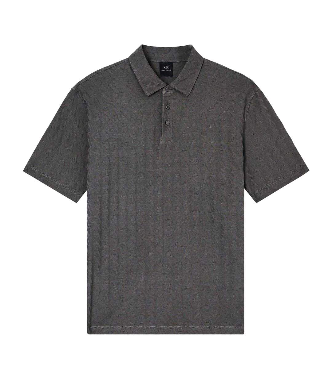 Polo Motif/style Géométrique Homme Vert De Gris Clair Armani Exchange-1