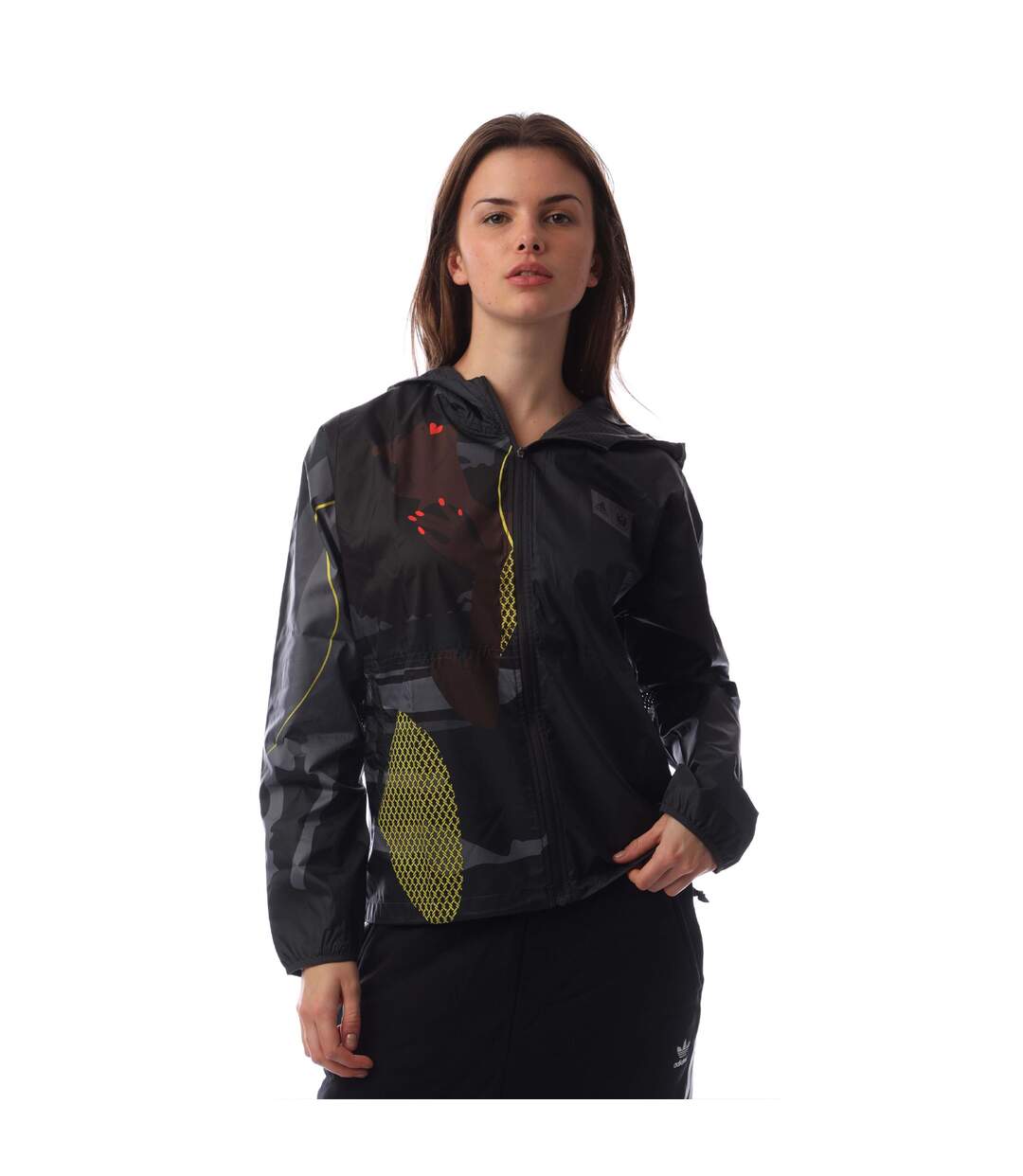 Veste Course À Pied Thebe Magugu Femme Gris Adidas-2