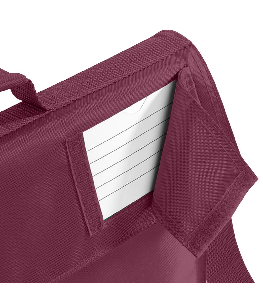 Quadra Junior Book Bag With Strap (Pack of 2) (Burgundy) (One Size) - UTBC4337-3