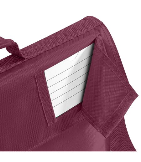 Quadra Junior Book Bag With Strap (Pack of 2) (Burgundy) (One Size) - UTBC4337