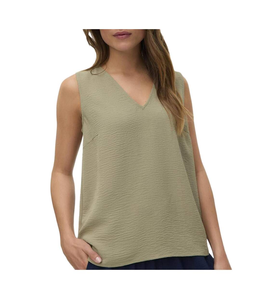Top kaki femme vero moda malva-1