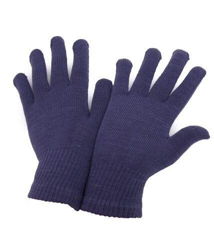 FLOSO Unisex Magic Gloves (Navy)