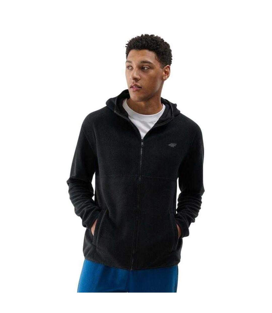 Veste À Capuche M317 Homme Noir 4F-1