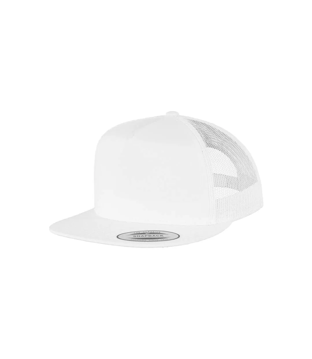 Casquette Trucker Classic Adulte Blanc Flexfit-4