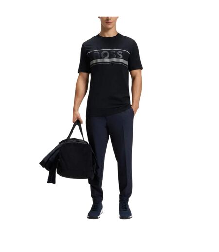 T-shirt Iconic Zone Homme Gris Foncé Boss