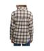 Chemise à carreaux écru/marine femme superdry check-2