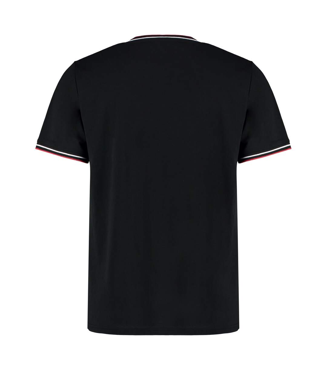 T-shirt homme noir / blanc / rouge Kustom Kit