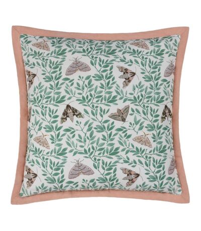 Moth cushion cover 50cm x 50cm pale pink Wylder