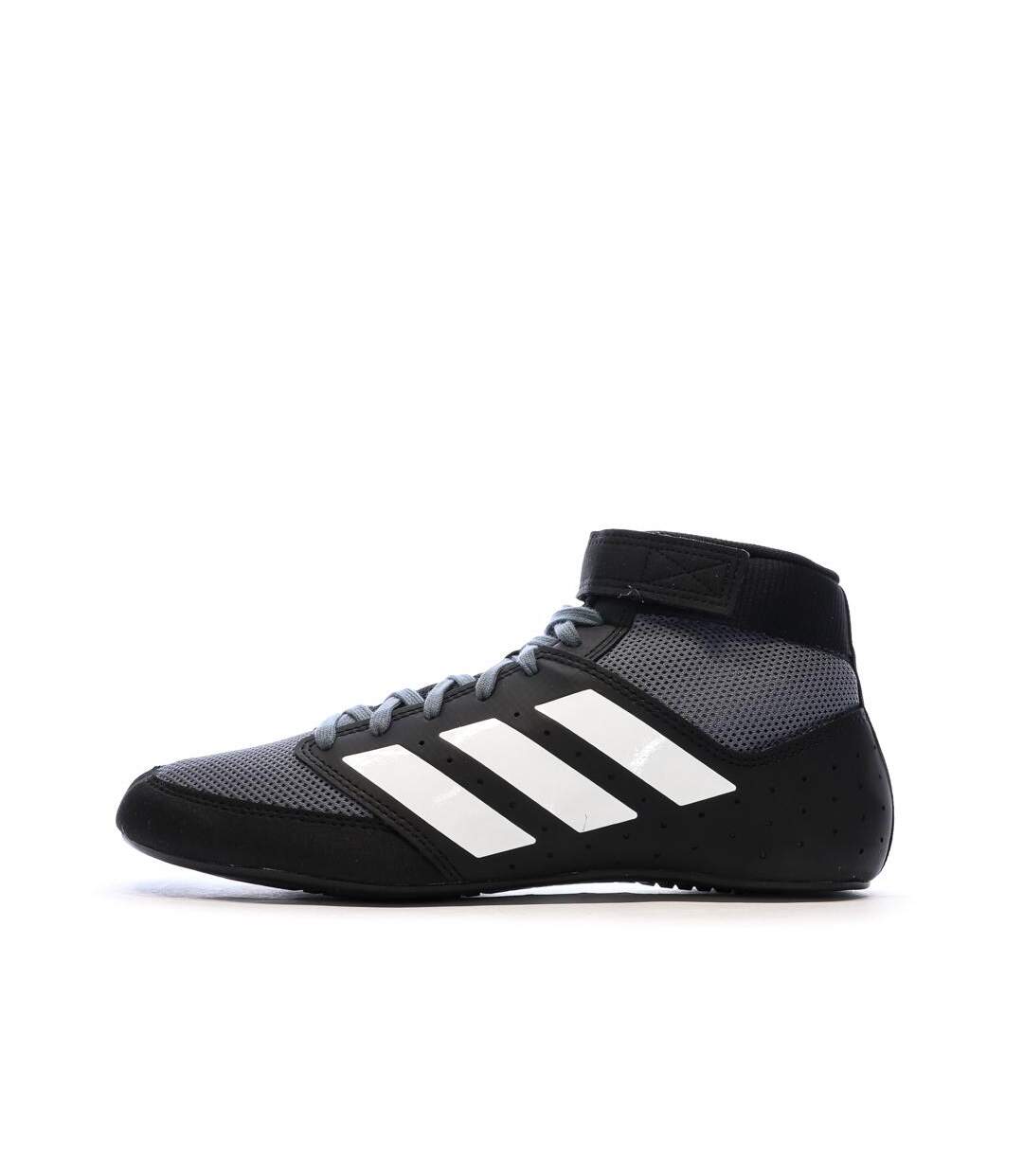 Chaussures de boxe noires homme adidas mat hog 2.0-1