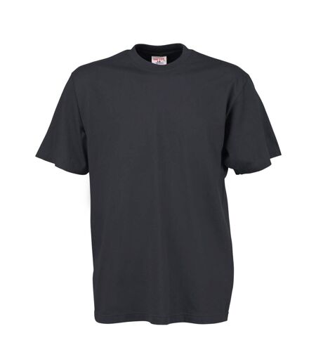 Tee Jays Mens Short Sleeve T-Shirt (Dark Grey)