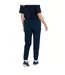 Womens/ladies Club Plain Cuffed Tapered Jogging Bottoms Navy Canterbury-3